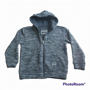 Rpzn Boys Black/White Zip Hoodie | Long Sleeve | Size Small | Style 75861